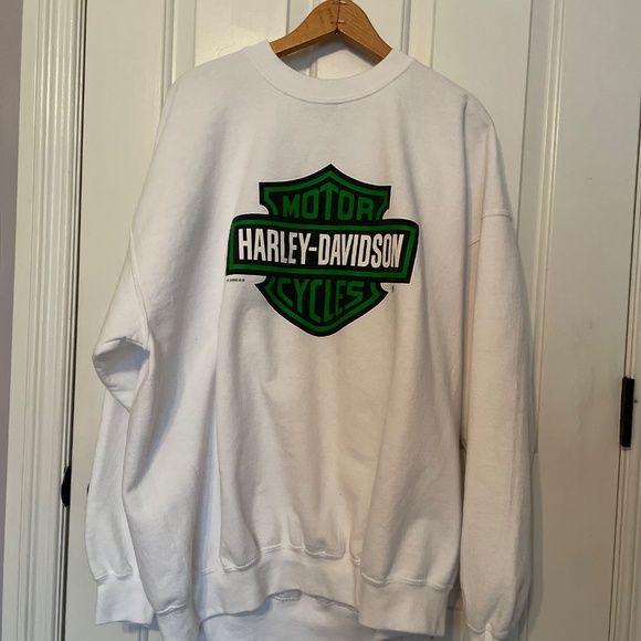Harley-Davidson Crewneck Sweatshirt – White – XXL - Picture 4 of 11